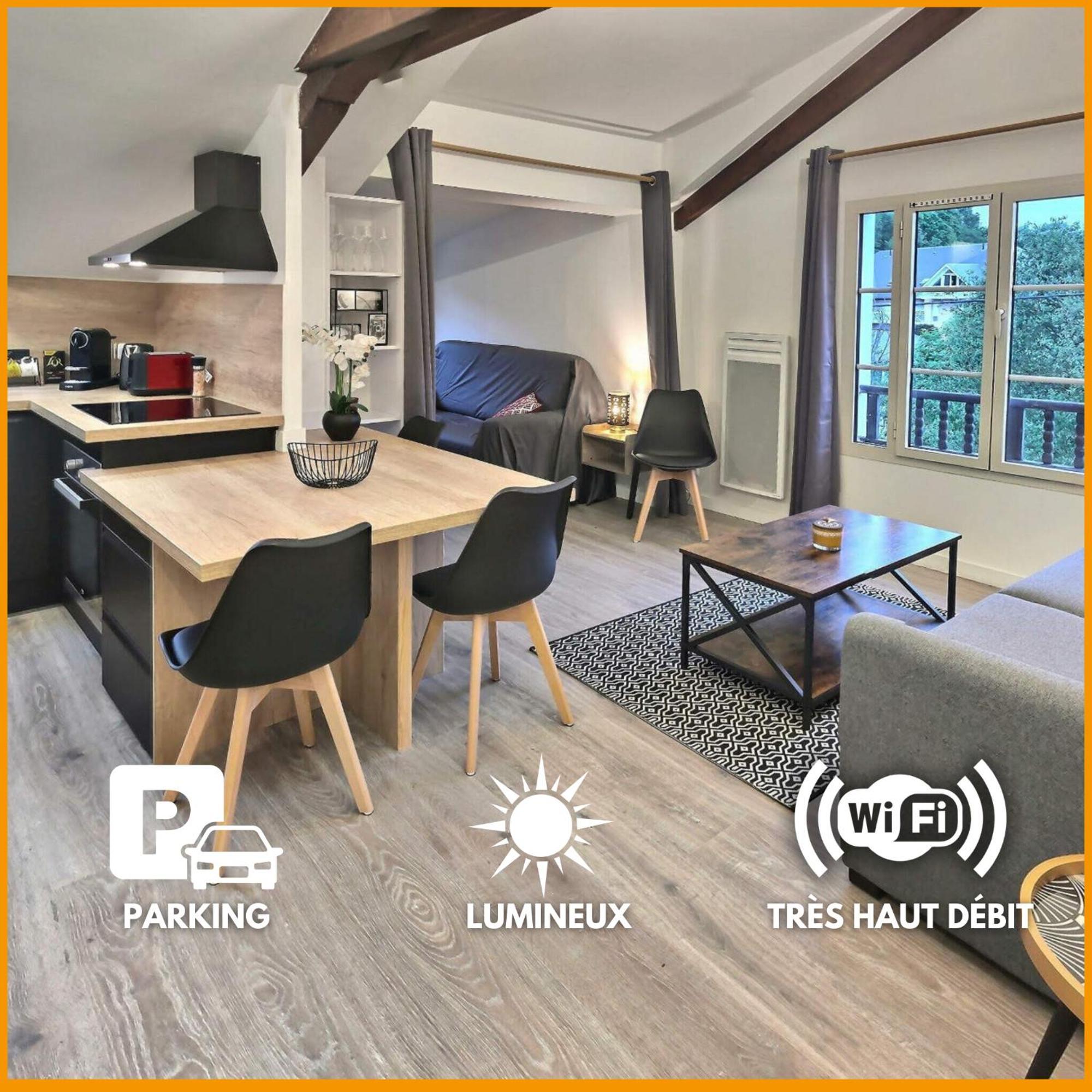 Mignon, T1 Bis Cosy & Calme, Neuf, Parking, Balcon Apartment Gerde Exterior photo